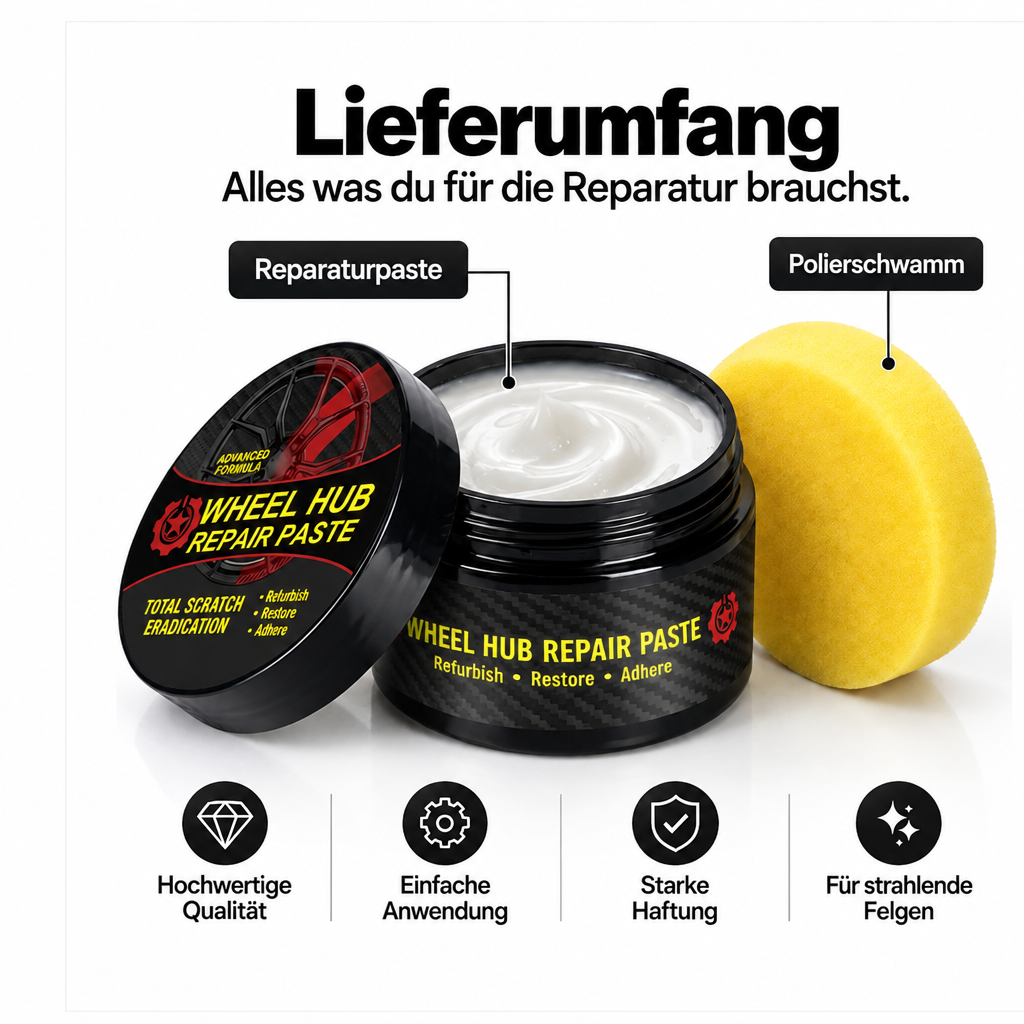 Wheelmend - Ohne Werkstatt, ohne Stress Felgenkratzer selbst in Minuten auspolieren